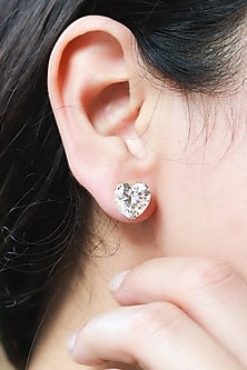 18kt Yellow Gold Lab Grown GH Diamond Stud Earrings