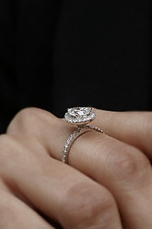 18kt White Gold Lab Grown Diamond Ring