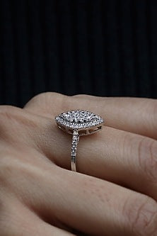 18kt White Gold Lab Grown Diamond Ring