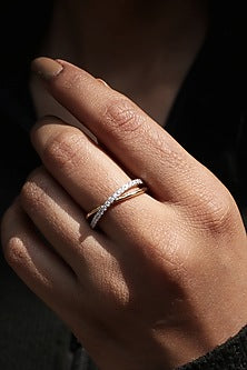 14Kt Yellow Gold Ring With Lab Grown Diamonds