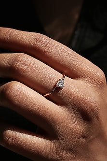 14Kt Yellow Gold Ring With Lab Grown Diamonds