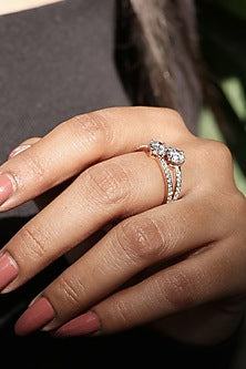 14Kt Yellow Gold Ring With Lab Grown Diamonds