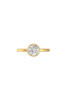 14Kt Yellow Gold Ring With Astronix Lab Grown Diamonds