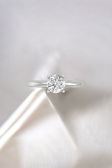 14Kt White Gold With Evolve Lab Grown Diamond Ring