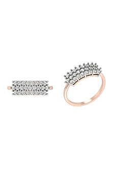 14Kt Rose Gold Ring With Nova Lab Grown Diamonds