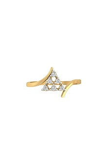 14Kt Yellow Gold Ring With Blink Lab Grown Diamonds
