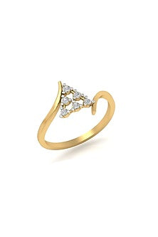 14Kt Yellow Gold Ring With Blink Lab Grown Diamonds