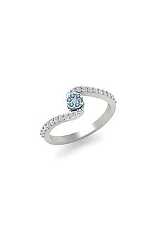 14Kt White Gold Ring With Savor Lab Grown Diamonds