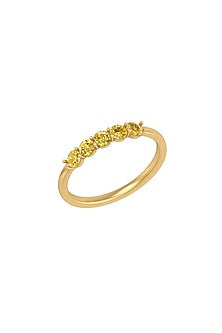 14Kt Yellow Gold Ring With Levita Lab Grown Diamonds