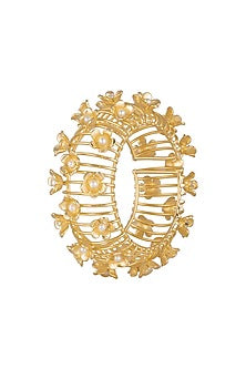 Gold Plated Handcrafted Pearl Bracelet