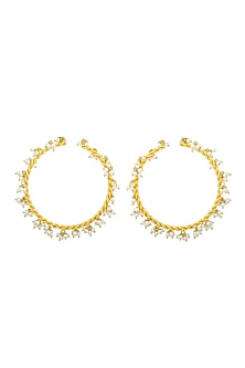 Gold Plated Handcrafted Pearl Bangles
