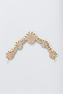 Moti & Dabka Hand Embroidered Hair Accessory