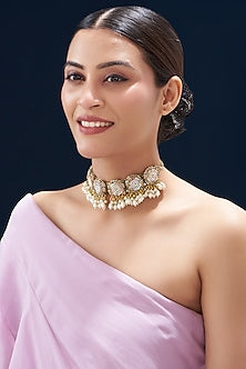 Zari & Resham Hand Embroidered Necklace