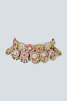 Hand Embroidered Choker Necklace