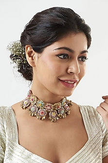 Hand Embroidered Choker Necklace