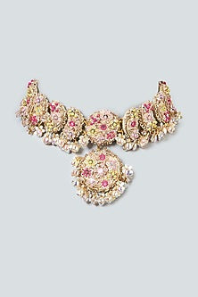 Hand Embroidered Choker Necklace