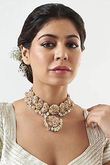 Hand Embroidered Choker Necklace