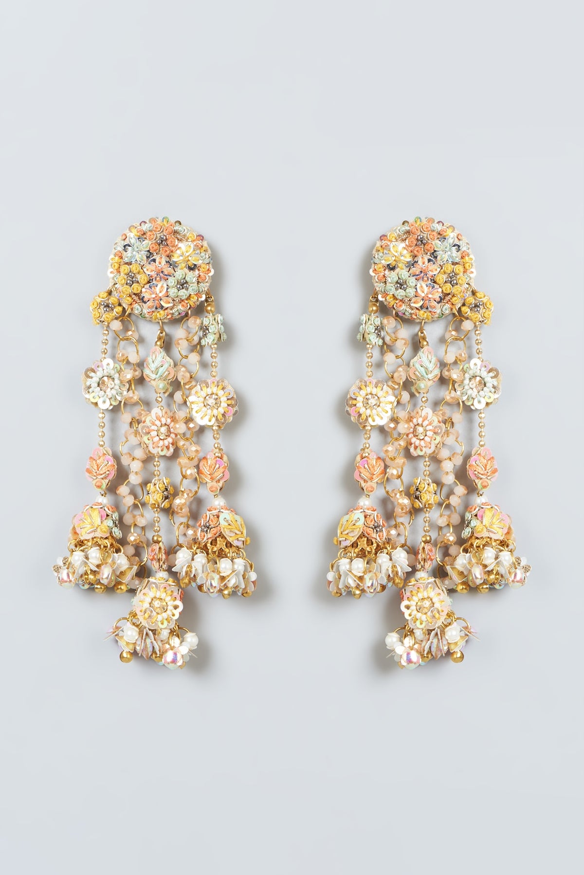 Hand Embroidered Earrings