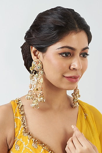 Hand Embroidered Earrings