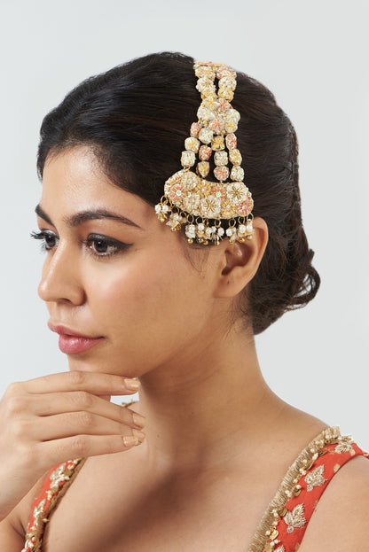 Maang Tikka With Hand Embroidery