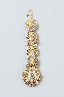 Maang Tikka With Resham Hand Embroidery