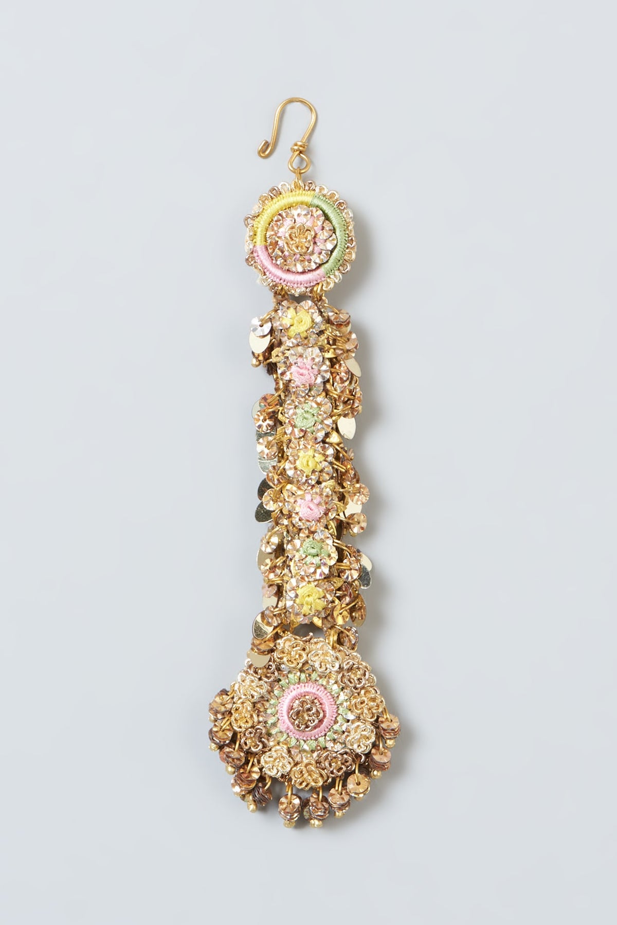 Maang Tikka With Resham Hand Embroidery