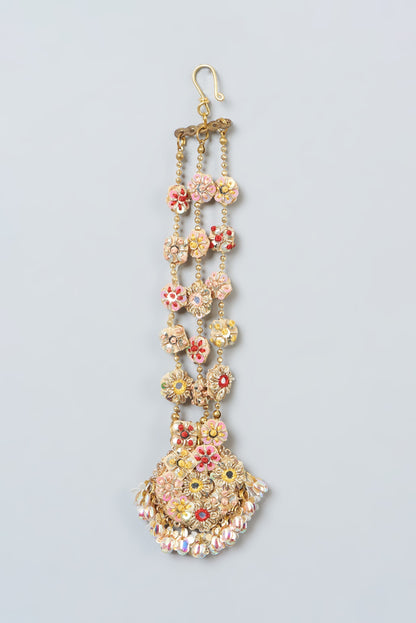 Kasab Hand Embroidered Maang Tikka