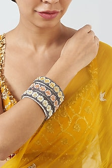 Hand Embroidered Bangles (Set Of 3)