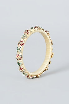 Resham Embroidered Bangles (Set Of 3)