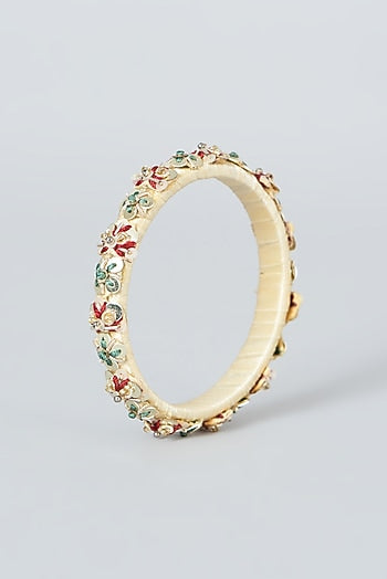 Resham Embroidered Bangles (Set Of 3)