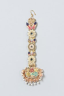 Hand Embroidered Maang Tikka