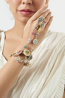 Hand Embroidered Hand Harness