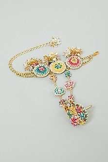 Hand Embroidered Hand Harness