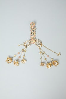 Brass Hand Harness With Hand Embroidery