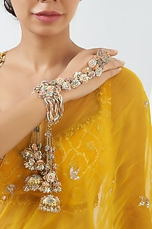 Hand Embroidered Hand Harness