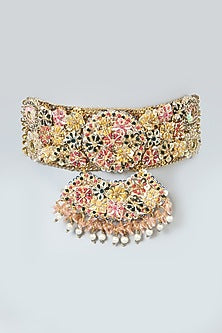 Hand Embroidered Choker Necklace