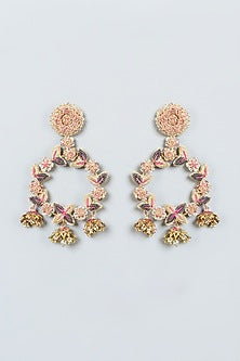 Hand Embroidered Earrings