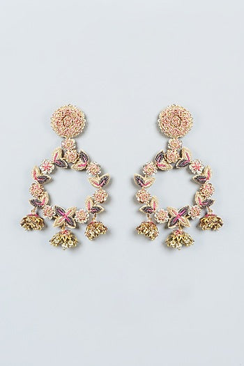 Hand Embroidered Earrings