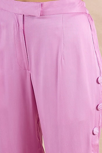 Purple Herringbone Co-Ord Set
