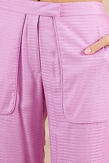 Purple Herringbone Co-Ord Set