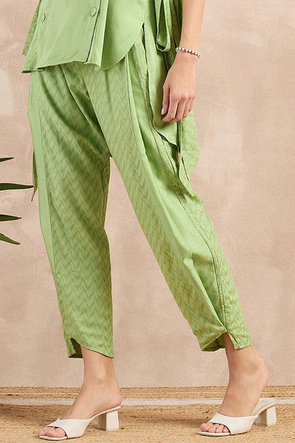 Mint Green Herringbone Co-Ord Set
