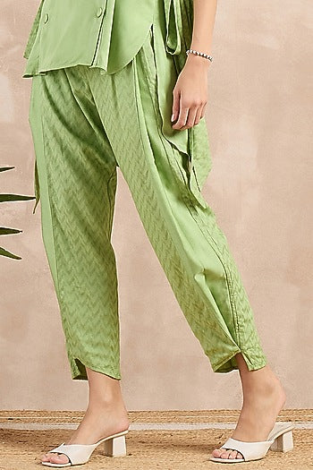 Mint Green Herringbone Co-Ord Set