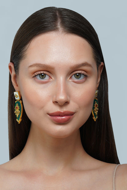 Onyx Embellished Earrings 