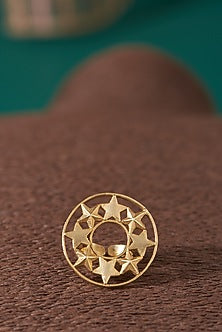 Gold Plated Adjustable Ring