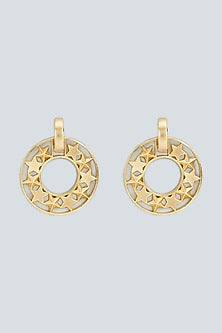 Gold Plated Handcrafted Dangler Earrings