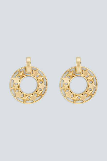 Gold Plated Handcrafted Dangler Earrings