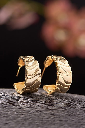 Gold Plated Mia Hoop Earrings