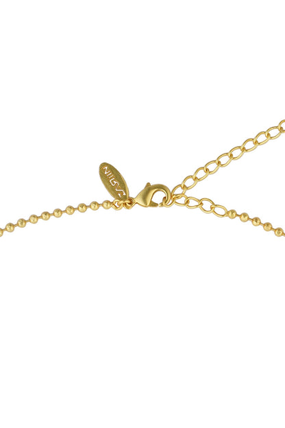 Onyx Embellished Necklace 