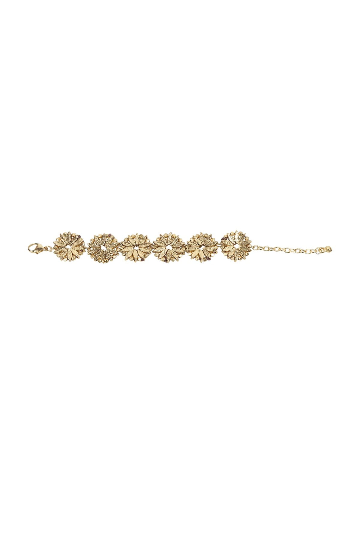 Gold Finish Freshwater Pearl Bracelet