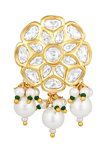 Kundan Polki Embellished Danglers 